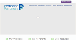 Desktop Screenshot of pediatricpartnersct.com