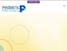 Tablet Screenshot of pediatricpartnersct.com